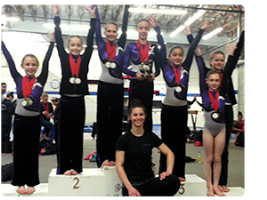 Humboldt Gymnastics Team Brings Home Medals from Bay Area Invitational